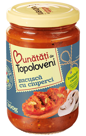 Bunatati de T b314ml Zacusca cu ciuperci - Rumunské potraviny